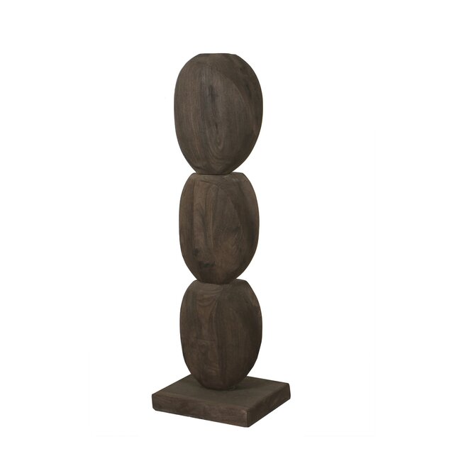 PTMD Ornament Kodey Bruin mangohout organisch
