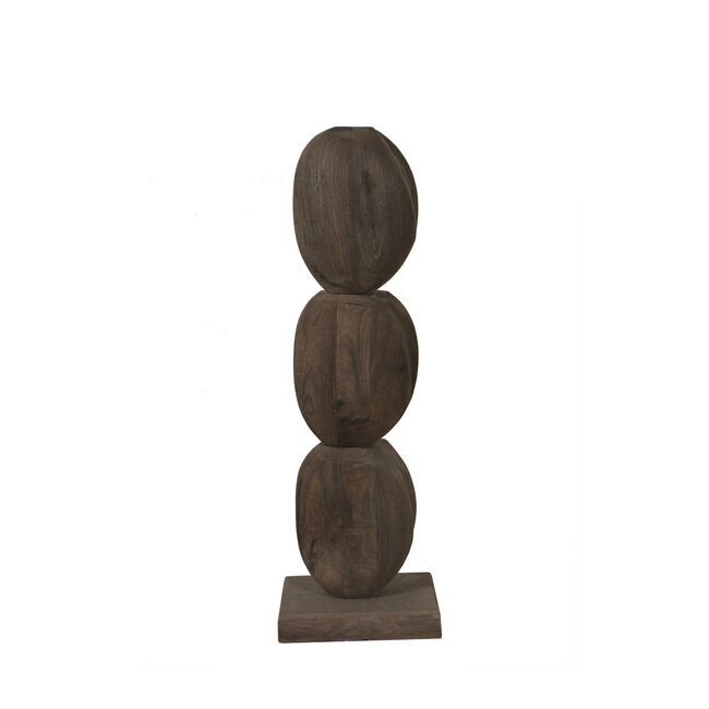 PTMD Ornament Kodey Bruin mangohout organisch