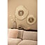 PTMD Wandpaneel Rella Beige gegoten aluminium met centrale steen S