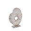 PTMD Ornament Vija Beige gegoten aluminium organisch S