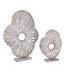PTMD Ornament Vija Beige gegoten aluminium organisch S