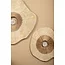 PTMD Wandpaneel Rella Beige gegoten aluminium met centrale steen L