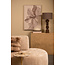 PTMD Wandpaneel Lorinde Lichtbruin canvas Bloemen