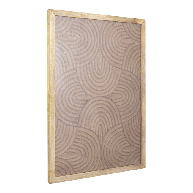 PTMD Wandpaneel Elasah Bruin met swirl patroon