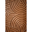 PTMD Wandpaneel Elasah Bruin met swirl patroon