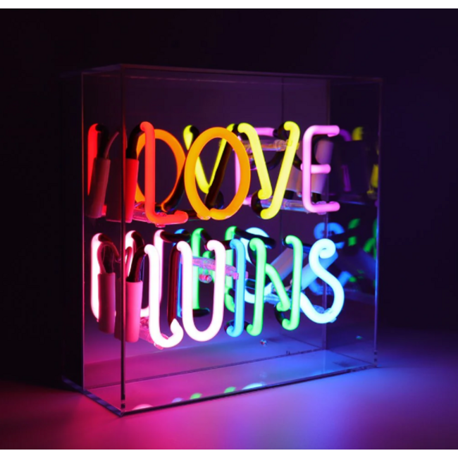 Locomocean Love Wins Neon Box
