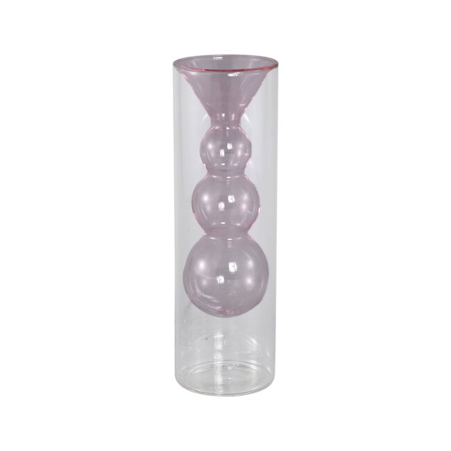 PTMD Vaas Yanna Roze met bolvormige binnenkant groot