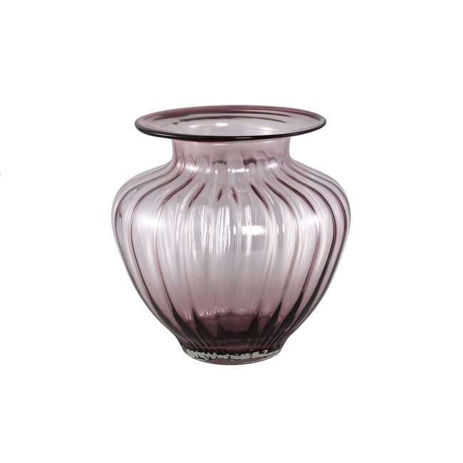 PTMD Vaas Marlisha roze glas groot rond