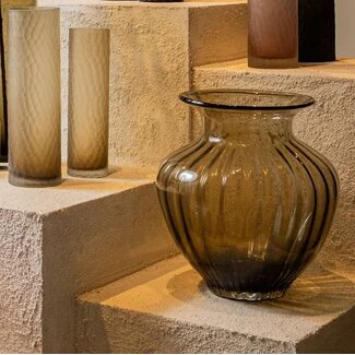 PTMD Vaas Marlisha groen glas groot rond