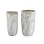 PTMD Set van 2 Miah Beige keramiek marmerlook hoog