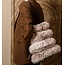 PTMD Schoudertas Divvo Beige met brede rib