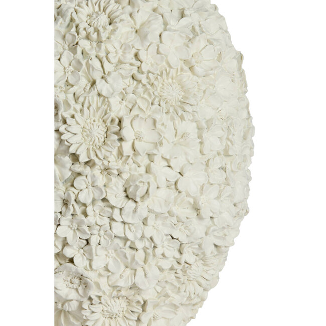 Light en Living Vaas deco Ø17x20 cm VIOLETA mat creme