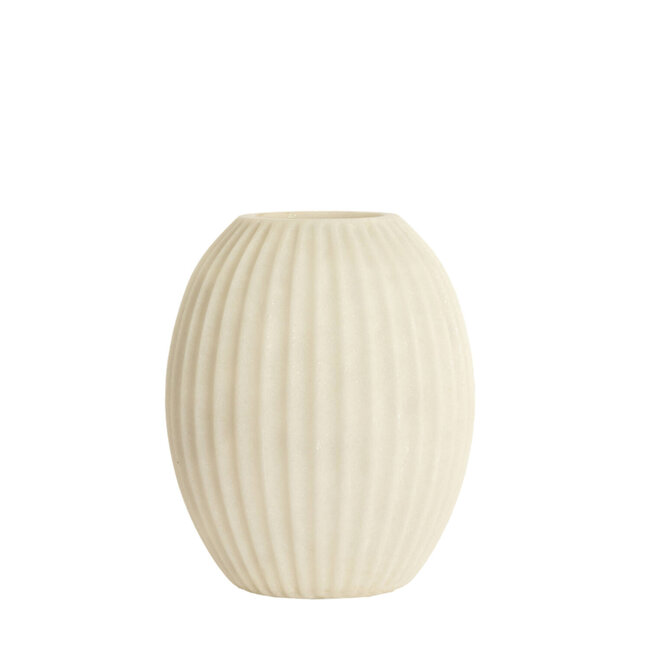 Light en Living Vaas 30x19,5x36 cm MIRALLI creme
