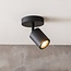 Good&Mojo Plafondlamp bamboe JAVA zwart