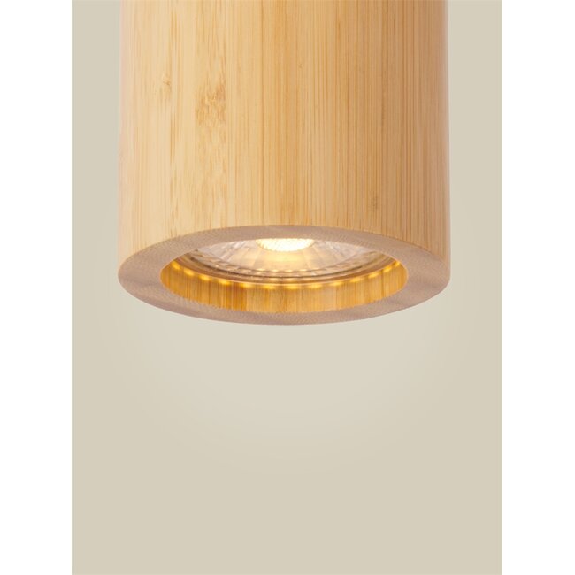 Good&Mojo Plafondlamp bamboe JAVA bruin
