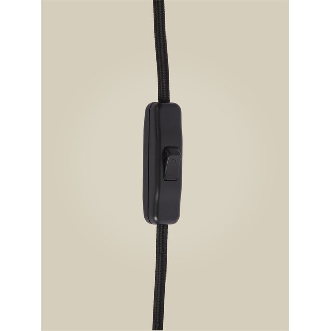 Good&Mojo Wandlamp bamboe JAVA zwart