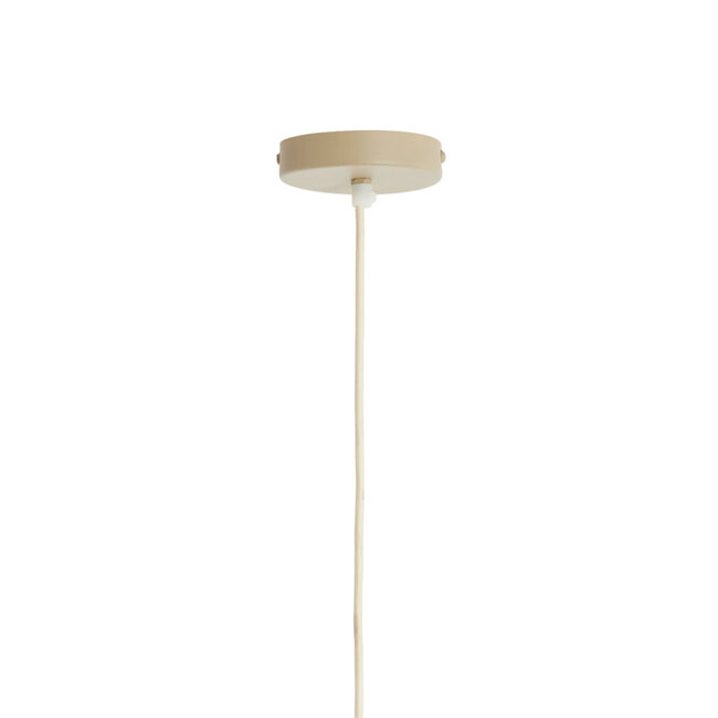 Light en Living Hanglamp Ø40x30 cm ESMIRIA natural+donkerbruin