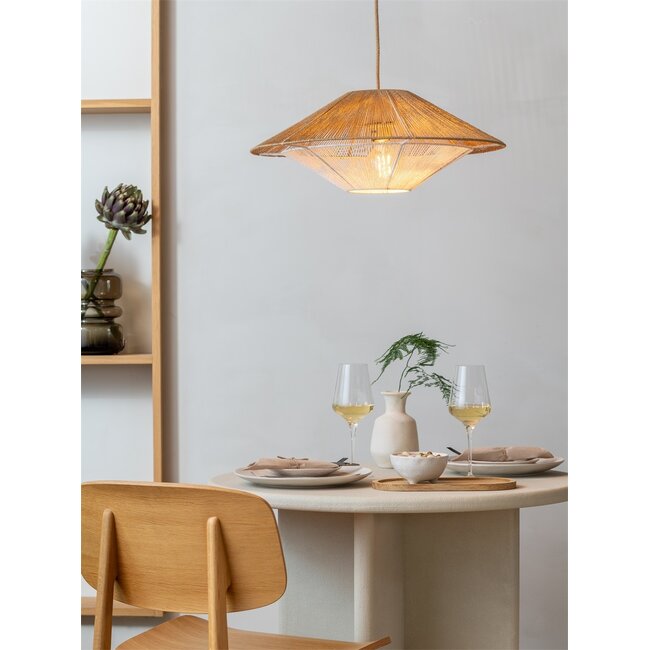 Good&Mojo Hanglamp papiertouw LUMBINI naturel S