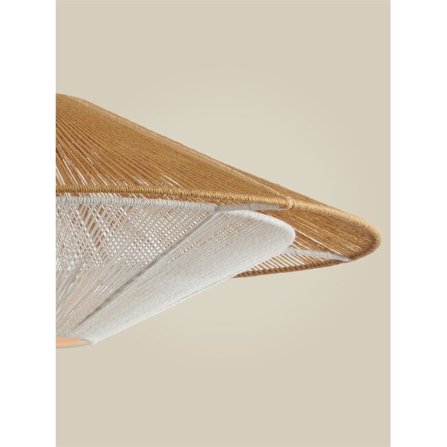 Good&Mojo Hanglamp papiertouw LUMBINI lichtgrijs L