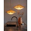 Good&Mojo Hanglamp papiertouw LUMBINI lichtgrijs L