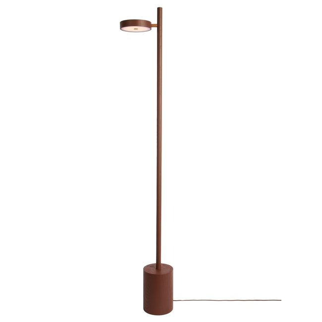 Good&Mojo Vloerlamp essenhout OKINAWA bruin