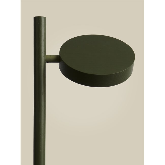 Good&Mojo Vloerlamp essenhout OKINAWA groen