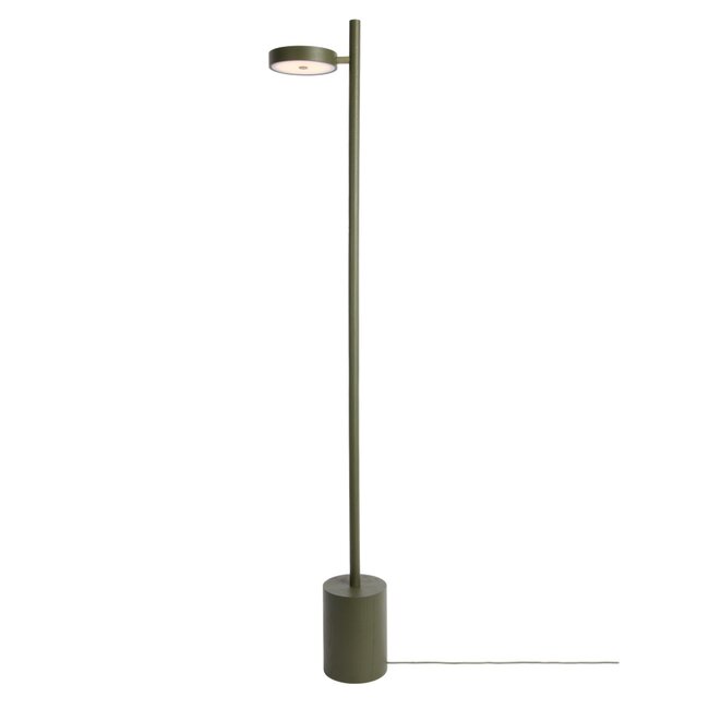 Good&Mojo Vloerlamp essenhout OKINAWA groen
