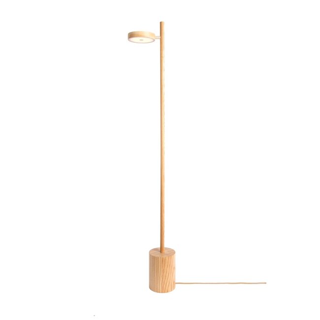 Good&Mojo Vloerlamp essenhout OKINAWA naturel