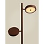 Good&Mojo Vloerlamp essenhout 2-kap OKINAWA bruin