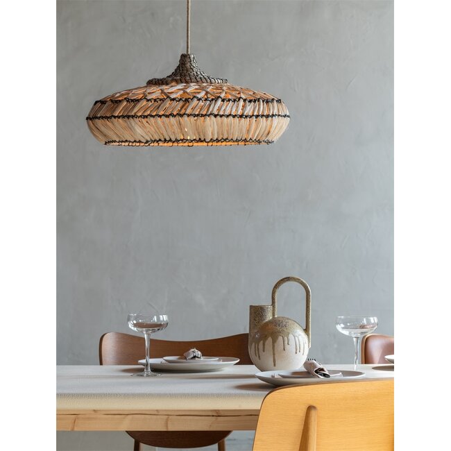 Good&Mojo Hanglamp abacca RINJANI naturel S