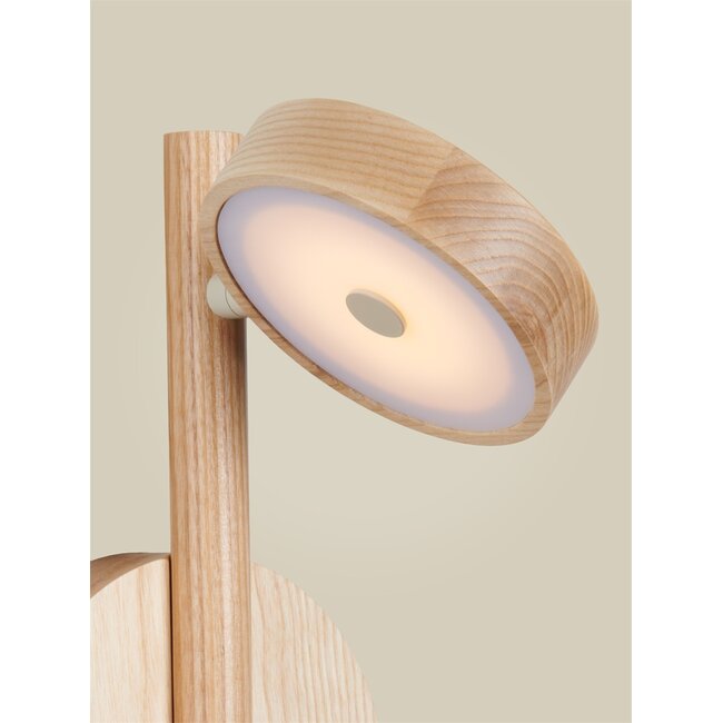 Good&Mojo Wandlamp essenhout OKINAWA naturel
