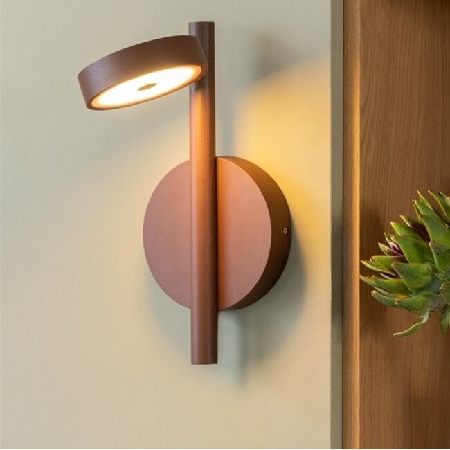 Good&Mojo Wandlamp essenhout OKINAWA bruin