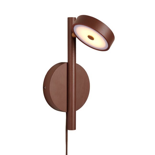 Good&Mojo Wandlamp essenhout OKINAWA bruin