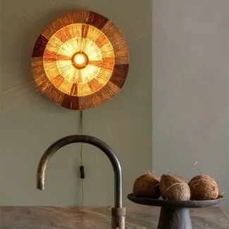 Good&Mojo Wandlamp SERENGETI naturel / bruin S
