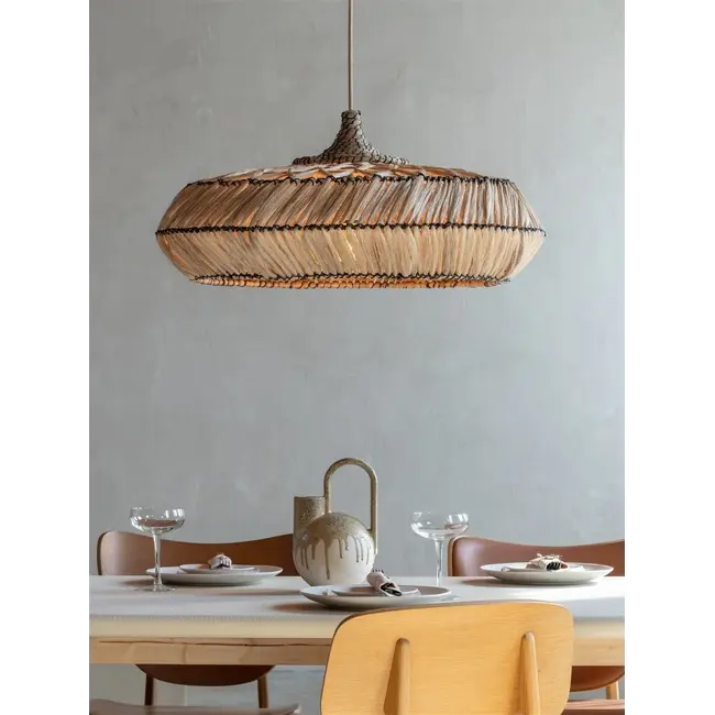 Good&Mojo Hanglamp abacca RINJANI naturel L
