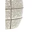 Light en Living Vaas deco 32x16x36 cm MANTU keramiek mat donkerbruin+creme