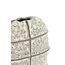 Light en Living Vaas deco 25x12,5x28 cm MANTU keramiek mat donkerbruin+creme