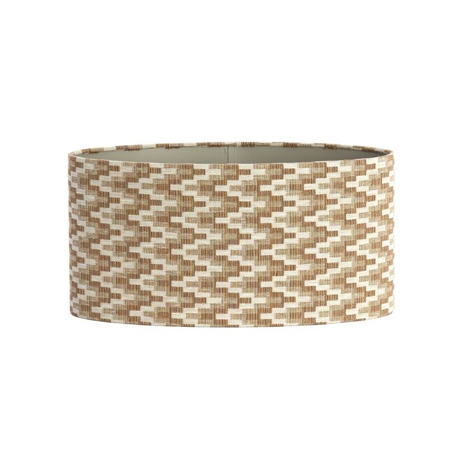 Light en Living Kap ovaal recht smal hoog 45-21-22 cm JINX bruin