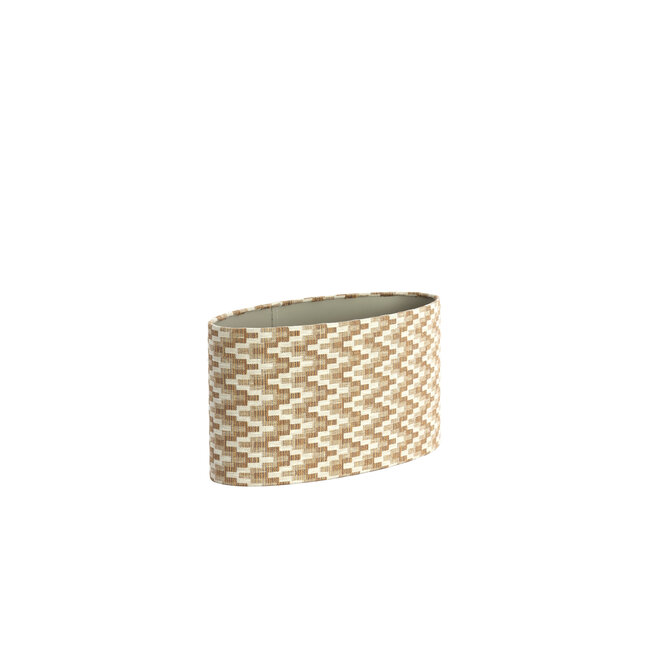 Light en Living Kap ovaal recht smal hoog 45-21-22 cm JINX bruin
