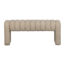 Woood Frex Gestoffeerd Bankje Boucle Bruin [fsc]