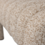 Woood Frex Gestoffeerd Bankje Boucle Bruin [fsc]