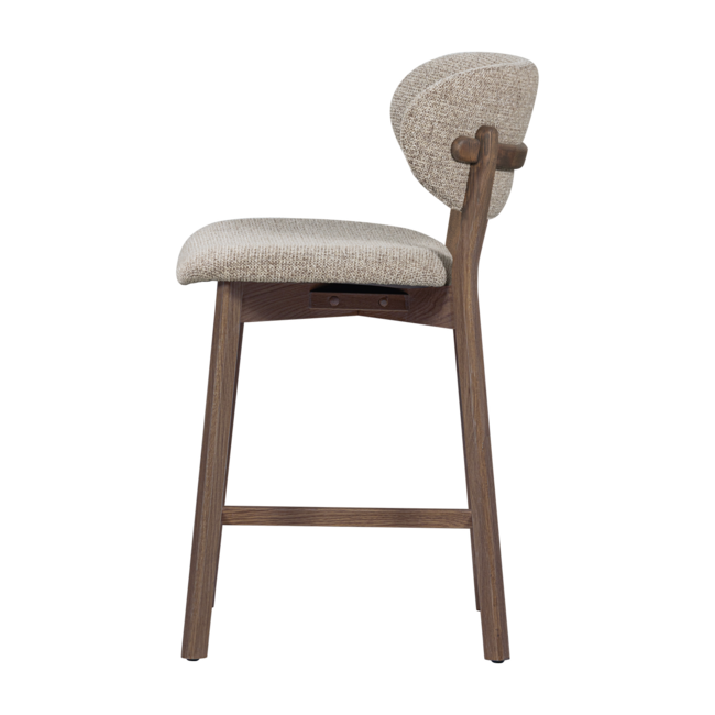 Woood Udar Barstoel Naturel Met Houten Frame Bruin [fsc]