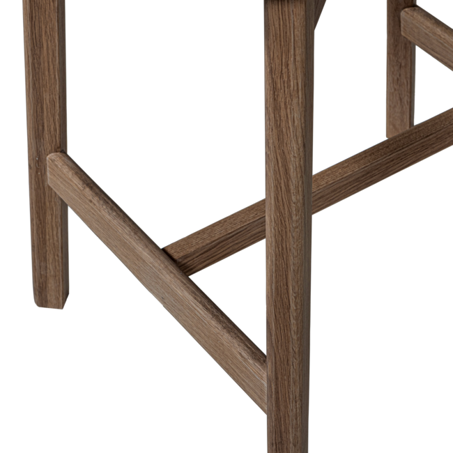 Woood Udar Barstoel Naturel Met Houten Frame Bruin [fsc]