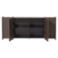 Woood Brock Dressoir 200 Cm Essen Fineer Middenbruin [fsc]