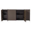 Woood Brock Dressoir 200 Cm Essen Fineer Middenbruin [fsc]
