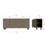 Woood Root Dressoir 200 Cm Grenen Truffel Bruin [fsc]