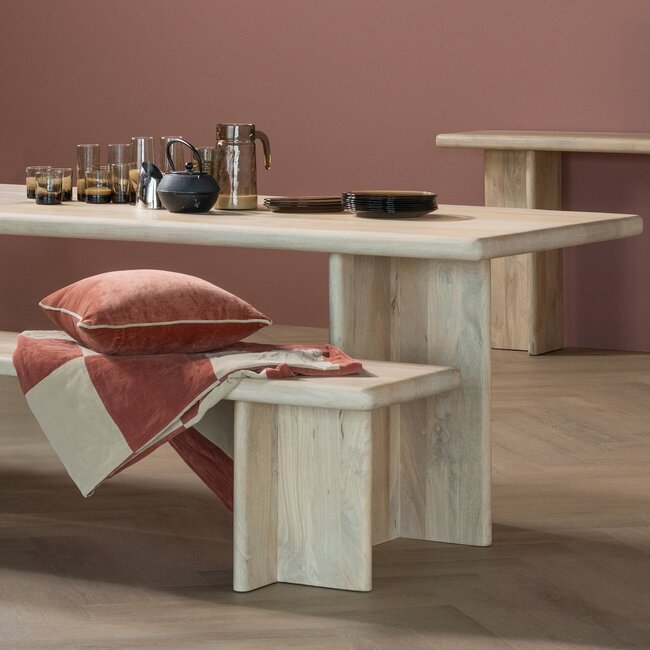 Woood Ato Eetbankje 180x45 Cm Mangohout Naturel