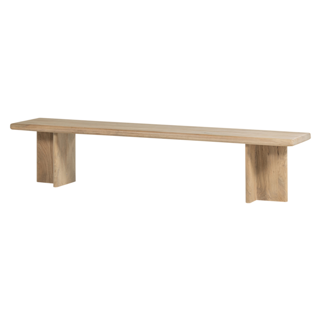 Woood Ato Eetbankje 220x45 Cm Mangohout Naturel