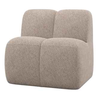 Woood Mojo Eetbank 84 Cm Met Rugleuning Wollig Donkerzand
