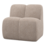 Woood Mojo Eetbank 84 Cm Met Rugleuning Wollig Donkerzand